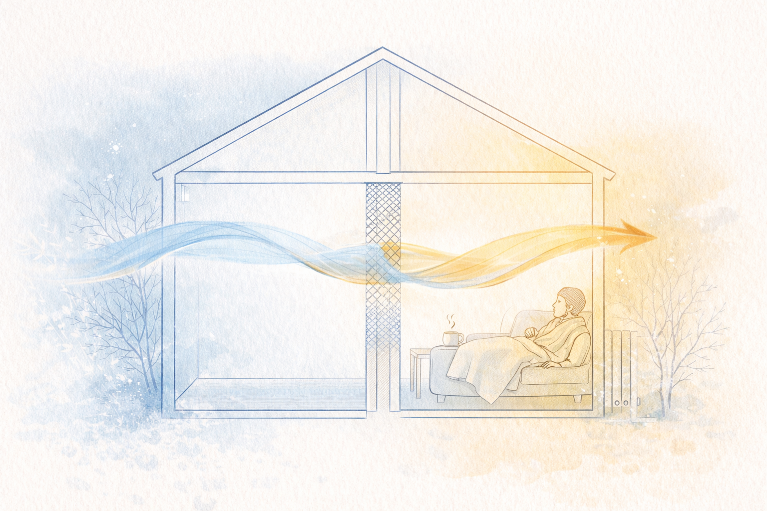 Energiamegtakarítás hővisszanyerős szellőztetéssel — hőcserélő működése