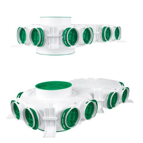 Awenta PRO VCB160/200-12 antibakteriális PVC szintekközti osztódoboz 75-mm