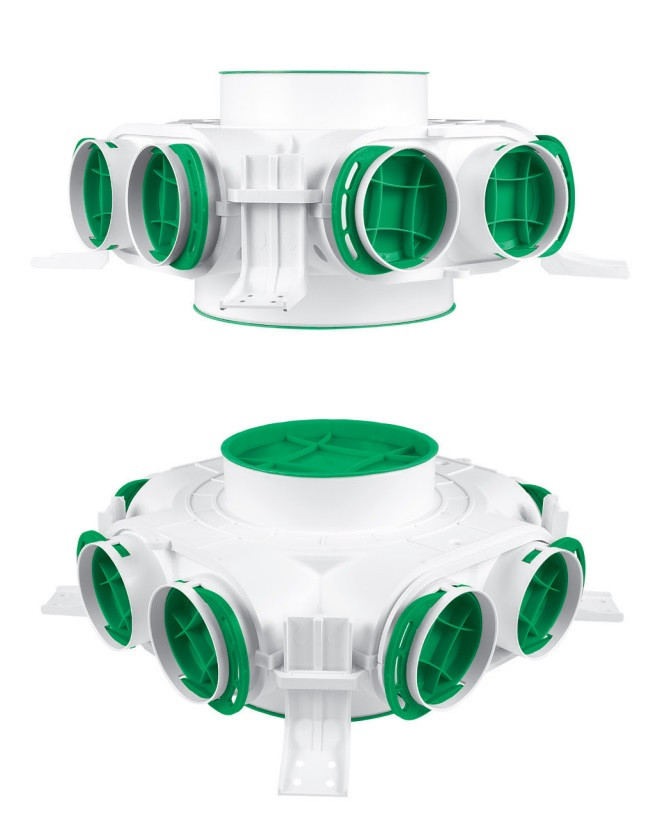 Awenta PRO VCB160/200-8 antibakteriális PVC szintekközti osztódoboz 75-mm