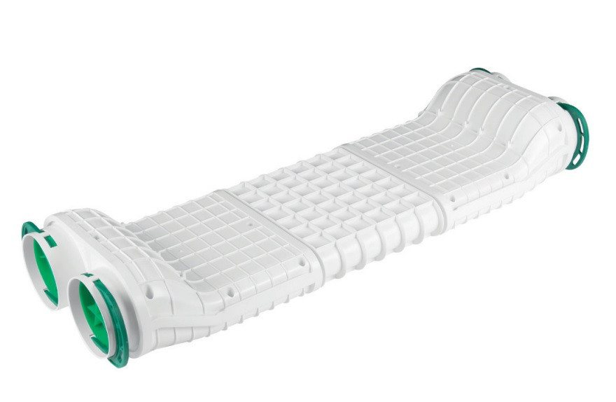 Awenta PRO VMK75-2-L antibakteriális műanyag hosszú áthidaló, bypass elem 75-mm