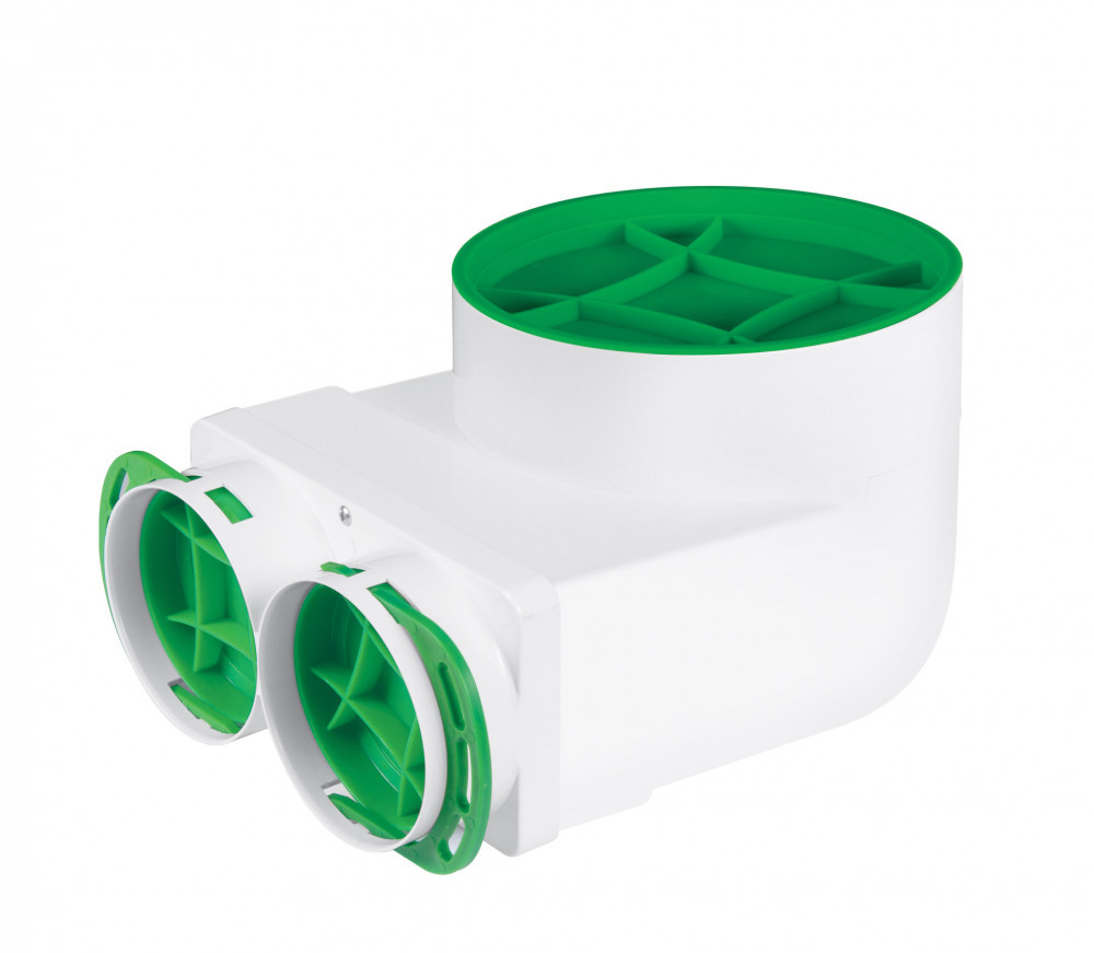 Awenta PRO VPE125-2 antibakteriális műanyag függőleges szelepfogadó 75-mm