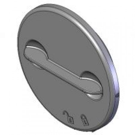 FRS flexibilis csőrendszer, Bajonettzáras zárófedél FRS-VDB